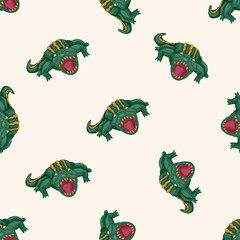 animal cartoon , cartoon seamless pattern background