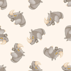 animal cartoon , cartoon seamless pattern background