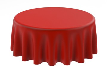 3d render of table cloth