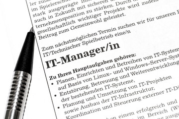 Obraz premium IT-Manager