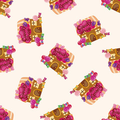 shop store , cartoon seamless pattern background