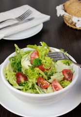Light summer vegetable salad