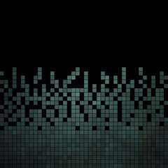 abstract square pixel mosaic background