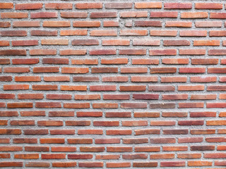 Red brick wall texture background
