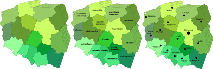 Mapa POLSKI