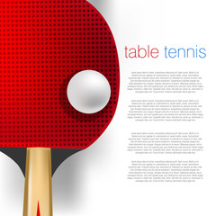 Table Tennis
All elements are in separate layers and grouped. - obrazy, fototapety, plakaty