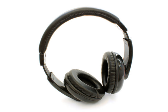 Big black headphones