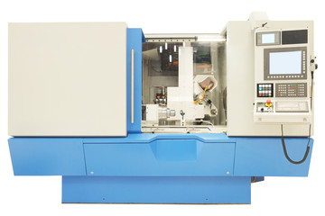 The image of metal-working machine