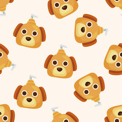 Pet shampoo , cartoon seamless pattern background