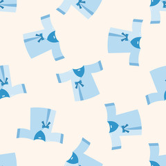 Baby clothes , cartoon seamless pattern background