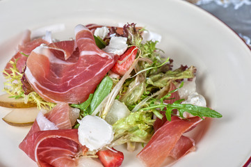 cheese and bacon salad