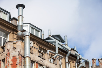 New attic windows in old living house roof