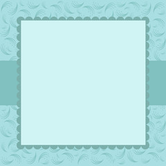 Floral invitation design