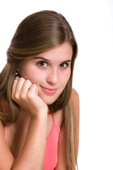 Fototapeta premium Self confident Hispanic young woman.