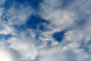 Sudden stormy clouds time lapse. Tropical weather change global warming