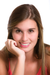 Fototapeta premium Self confident Hispanic young woman.