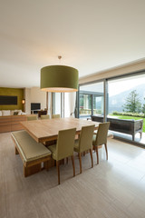 apartment furnished, dining table