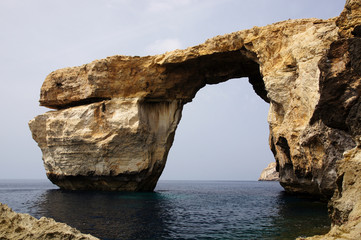 Fototapeta na wymiar Fenêtre d'Azur ou Azure Windows sur Gozo