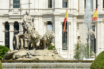 Obraz premium Madrid, Piazza de Cibeles