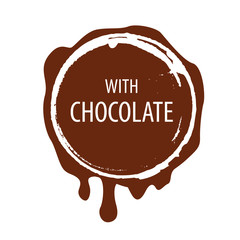 vector logo Chocolate printing for labels