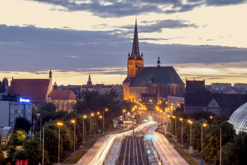 entry road to Szczecin