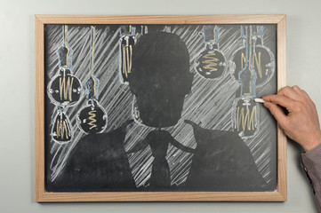 Lightbulb Chalkboard