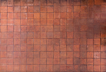 Background of orange floor tiles