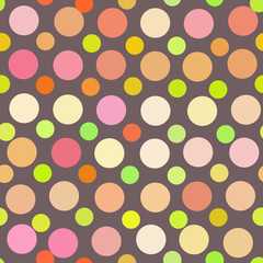 Art color dots generated seamless texture