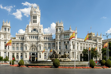 Fototapeta premium Madryt, Piazza de Cibeles