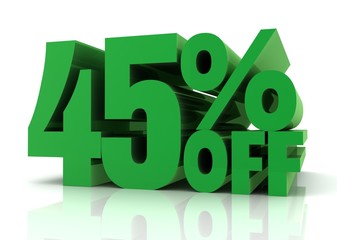 forty five percent off sale