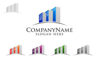     real estate, building, house, property, home, construction, architecture, logo, vector 22