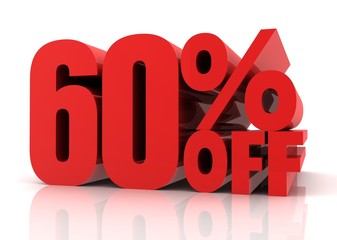 sixty percent off sale