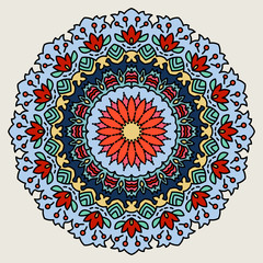 Mandala. Round Ornament Pattern. 
