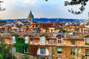 Bella Roma. Lovely View from the Pincio in Rome