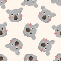 animal cartoon , cartoon seamless pattern background