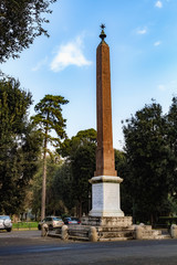 Obraz premium Bella Roma. Lovely View from the Pincio in Rome