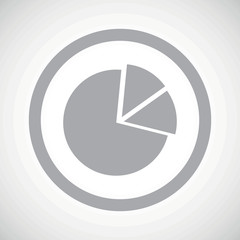 Grey diagram sign icon