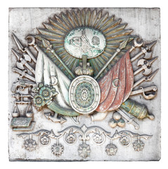 Fototapeta na wymiar Ottoman Empire Emblem at Topkapi Palace