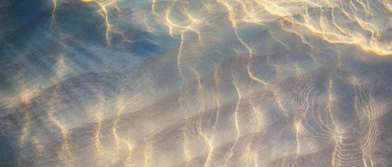Foto op Plexiglas art Tropical beach water background © Konstiantyn