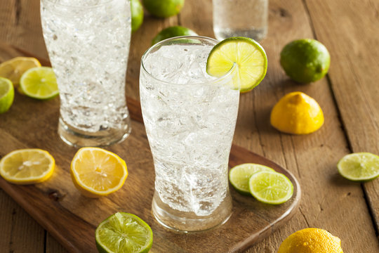 Refreshing Lemon and Lime Soda