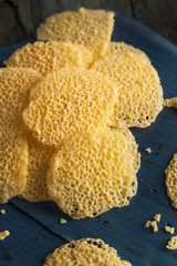 Homemade Parmesan Cheese Crisps