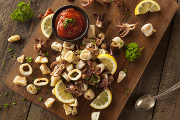 Homemade Fresh Grilled Calamari