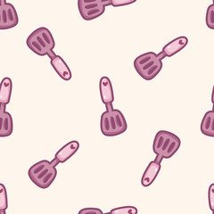 kitchenware spatula , cartoon seamless pattern background