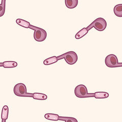 kitchenware spoon , cartoon seamless pattern background