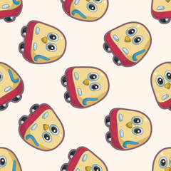 robot , cartoon seamless pattern background
