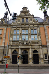Fototapeta premium Strafjustizgebäude des Amts- und Landgerichts Hamburg