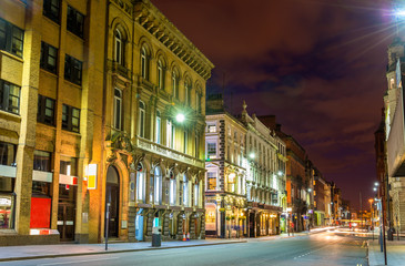 Fototapeta na wymiar Dale Street, a street in the Commercial Centre of Liverpool, Eng