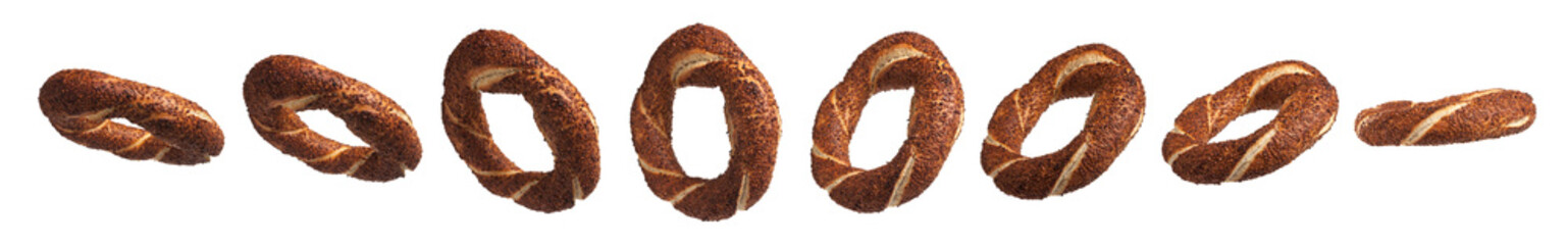 Different angles of simit