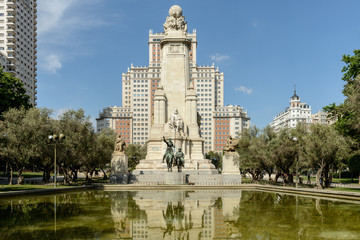 Fototapeta premium Madrid, Plaza de Espana
