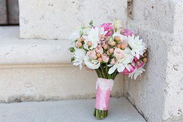 Fototapeta na wymiar bridal bouquet